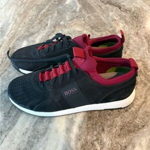 BOSS Black and Red Sneakers